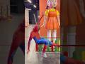The superhero got scared😂 #spiderman