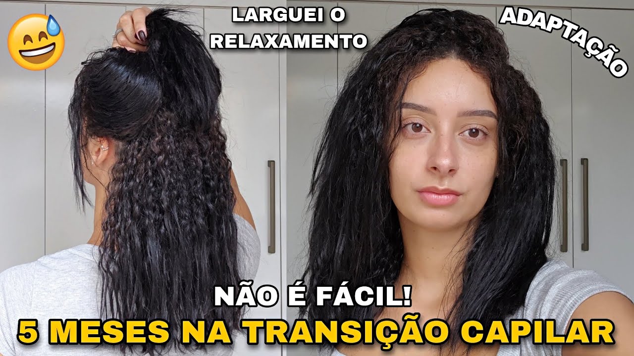 Meu CABELO Em 5 MESES Na TRANSIÇÃO CAPILAR | Não Desista❗️