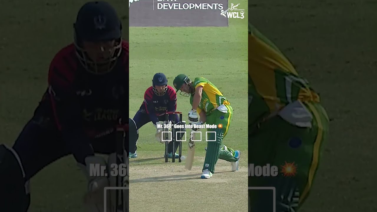 AB de Villiers smashes 56 off 31 balls with 4 fours & 4 sixes in WCL 2026.