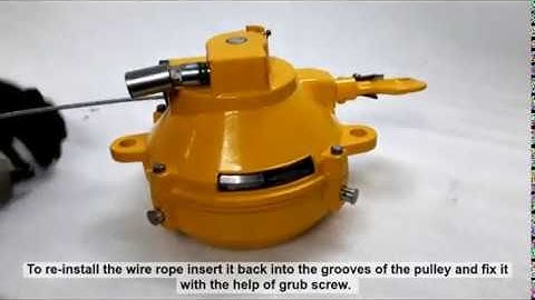 Wire rope replacement without dismantling