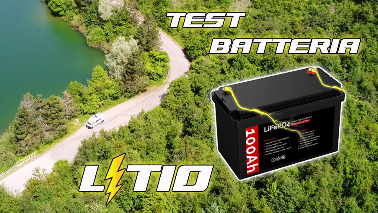 Test autonomia BATTERIA LITIO 100Ah Durata in sosta libera YouTube