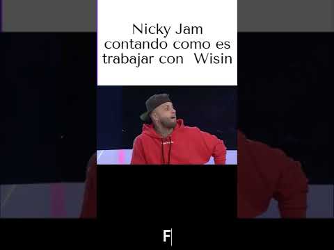 Nicky JAM IMITA A WISIN DE FORMA GRACIOSA the rockstar show