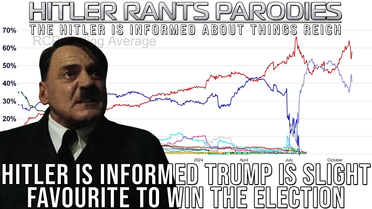 Hitler is informed Trump is slight favourite to win the election