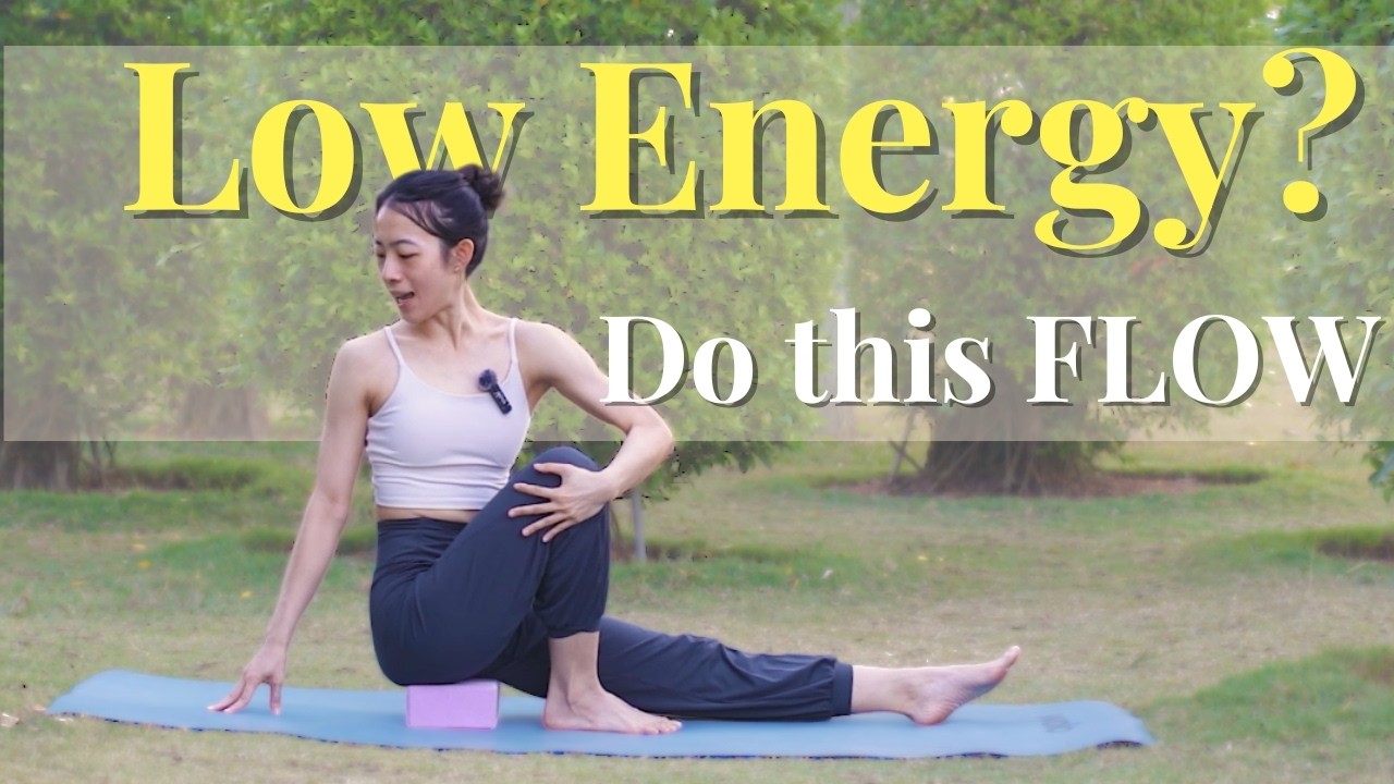 LOW ENERGY Yoga Flow | QUICK Full Body Stretch for Stiff Muscles