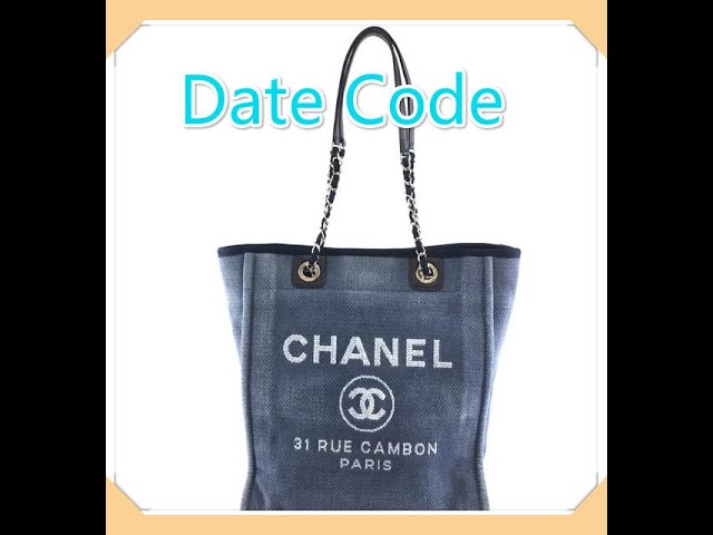 Date Code & Stamp] Chanel Deauville Open Tote CC Blue Denim