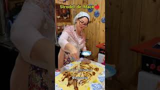 Strudel de maçã que sua avó fazia👵🏼Me segue aqui❤️#receitas #donadecasa #roça #strudel #mulher