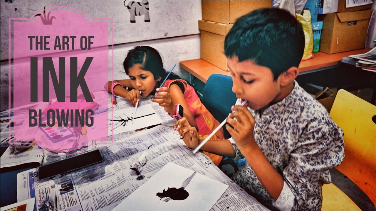 The Art of Ink Blowing YouTube