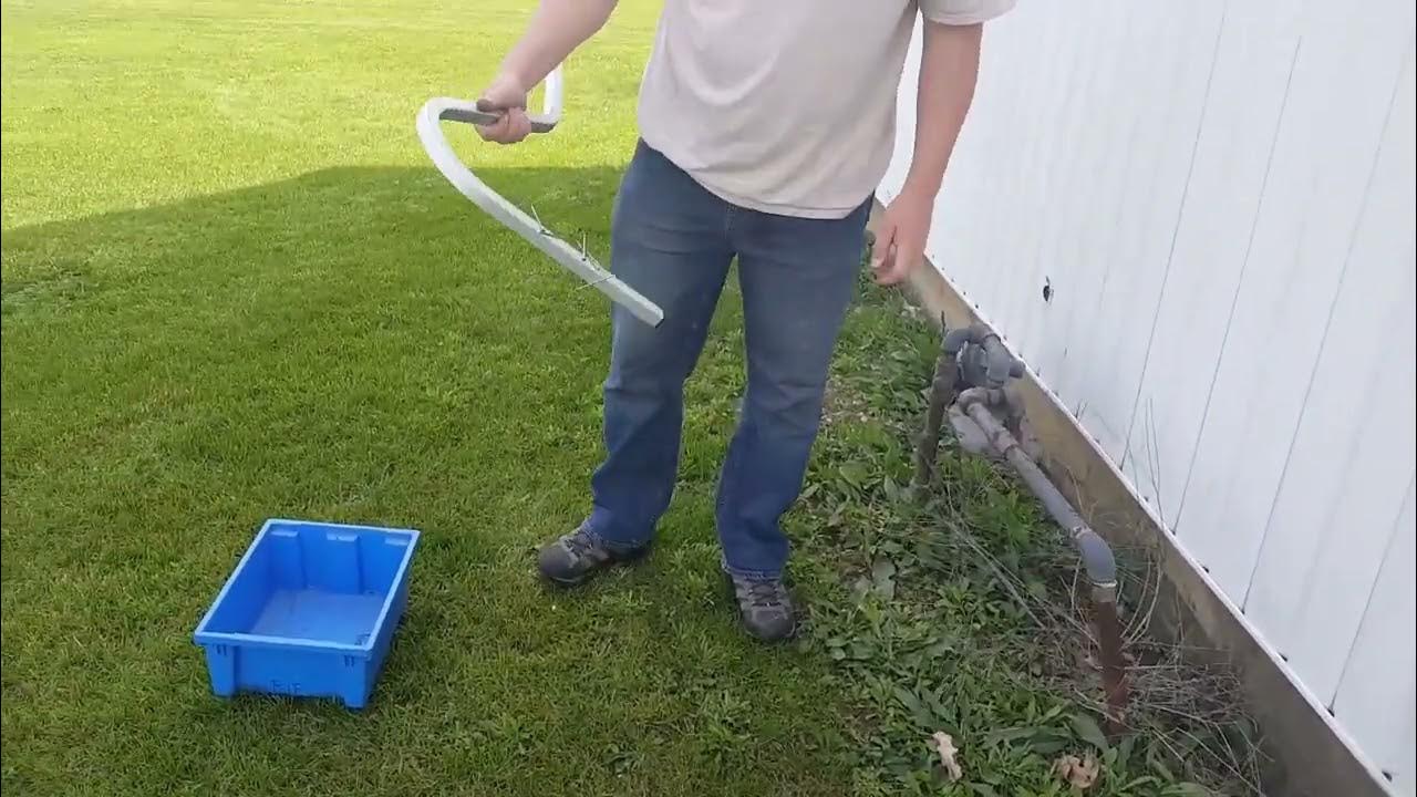 Demonstration of the Powerstik picking up nails outdoors YouTube