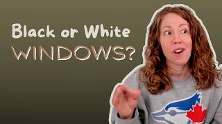 Simple rule for choosing between black and white window frames