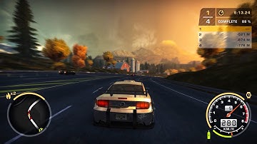 NFS MOST WANTED World Loop w/ Police Pursuit | Razor