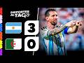 ✅ Con un HAT TRICK y RÉCORD de MESSI, ARGENTINA le GANÓ 3-0 a ARGELIA