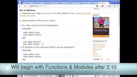 Python Boot Camp 2013 Monday Aug 26, Part II