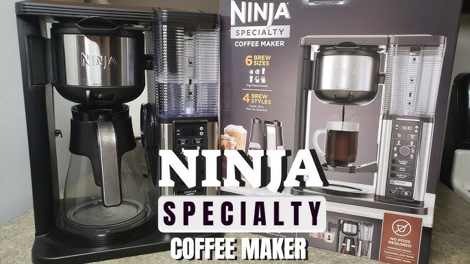  Ninja CM401 Specialty 10-Cup Coffee Maker, with 4 Brew