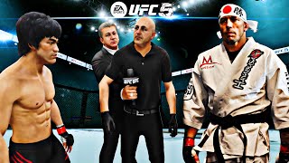 💥 Bruce Lee vs Georges St-Pierre 🥋🔥 Ultimate Martial Arts Showdown 🐉🇨🇦 (EA SPORTS UFC 5) (4K HDR) screenshot 3