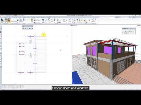 ideCAD Architectural | Create the Facade Elements | BIM Software for Architectural Design