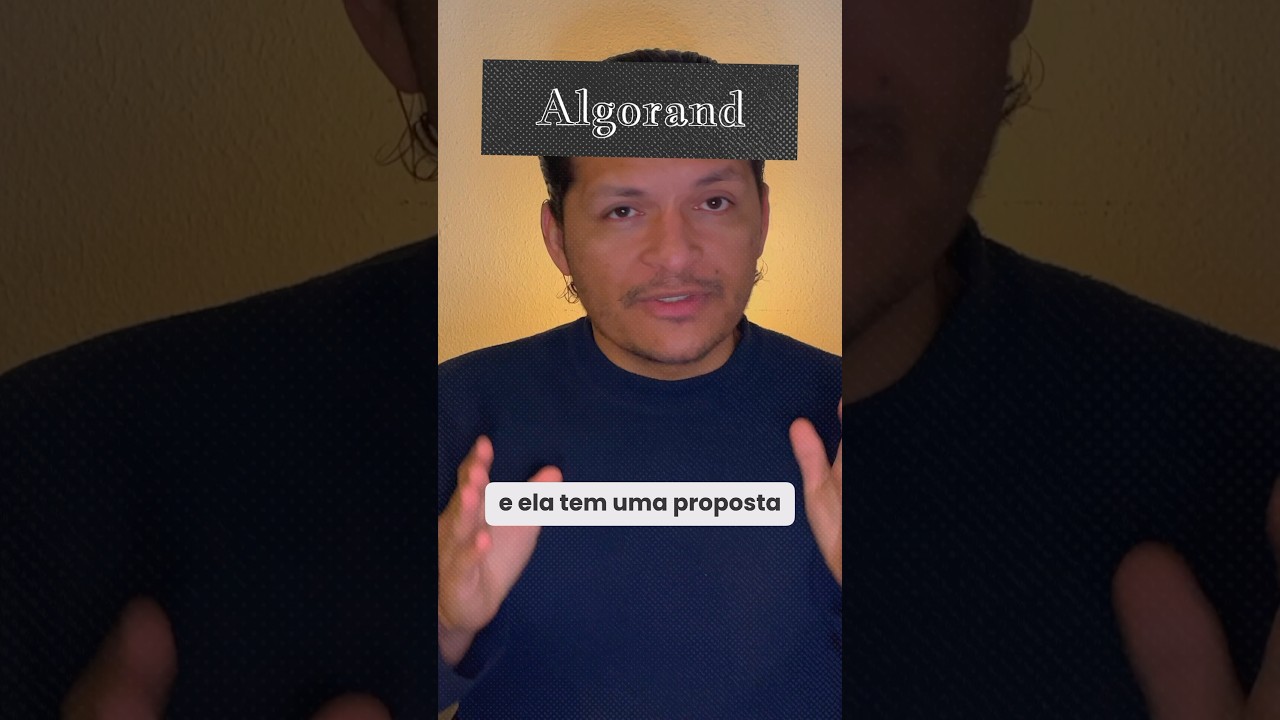 O que é a ALGORAND? Criptomoeda promissora - YouTube