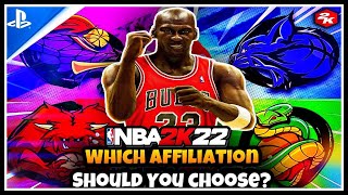 NBA 2K22 -  WHICH AFFILIATION IS THE BEST TO JOIN  ❗ WATCH THIS BEFORE YOU CHOOSE  ❗ NEXT GEN 🔴 🔴