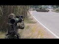 Ukraine NLAW Anti-Tank Missile Destroyed 2 Russian Tanks - Arma 3 Game (Military Simultaion)