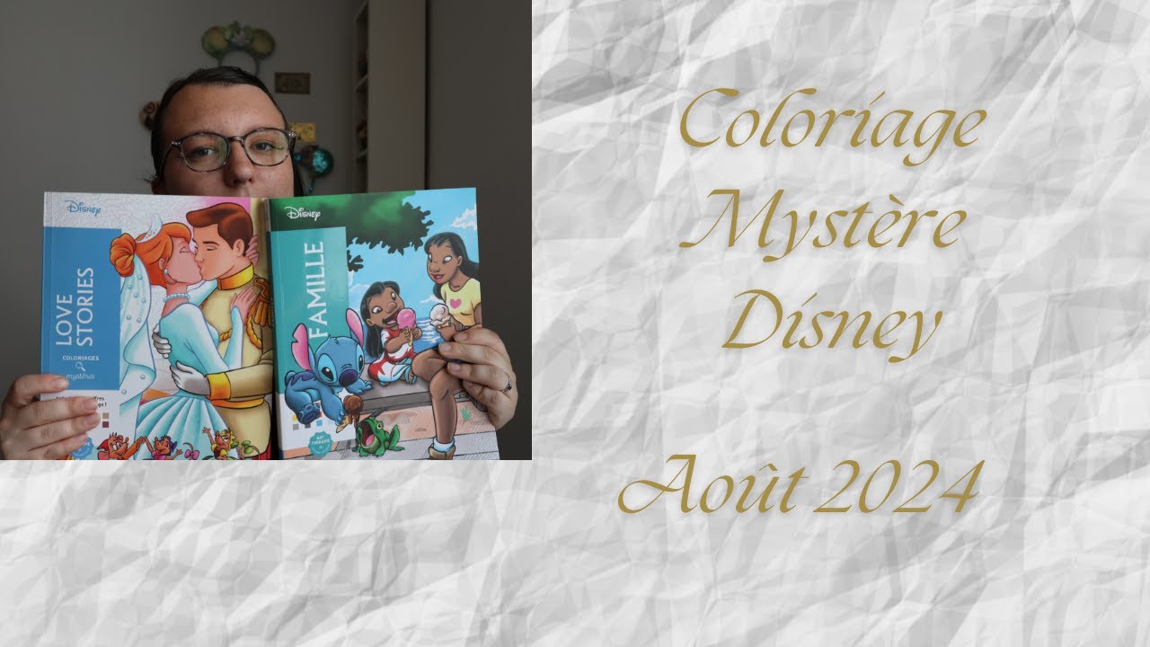 Coloriage mystère Disney Août 2024 - YouTube