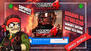 MODERN COMBAT 4 MOBILE ATUALIZADO PARA ANDROID 14 E 15 EM 2026 JOGUE EM 60FPS E TELA CHEIA! [REVIEW]