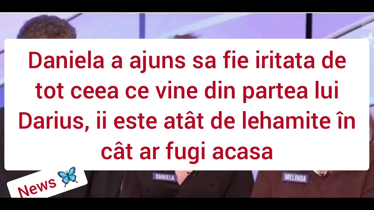 🆘️❌️pfff ...a ajuns sa îmi fie mila de Daniela 🤦‍♀️Lăsați-o sa pleceeee