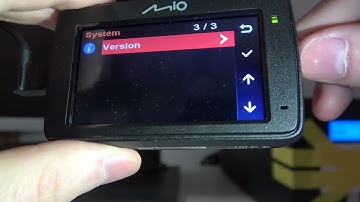 How To Check Firmware Version On Mio MiVue 731