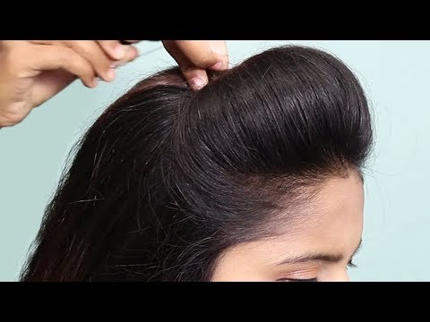 1 minute Easy Side Puff Hairstyle for thin hair | Simple Hairstyle | It's  me Jayeeta - YouTube