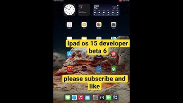 ipad os 15 developer beta 6