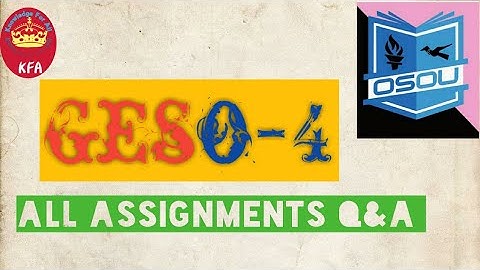 #GESO-04 All assignment Questions and Answer in one video #osou