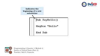 Basics of Visual BASIC Part 1
