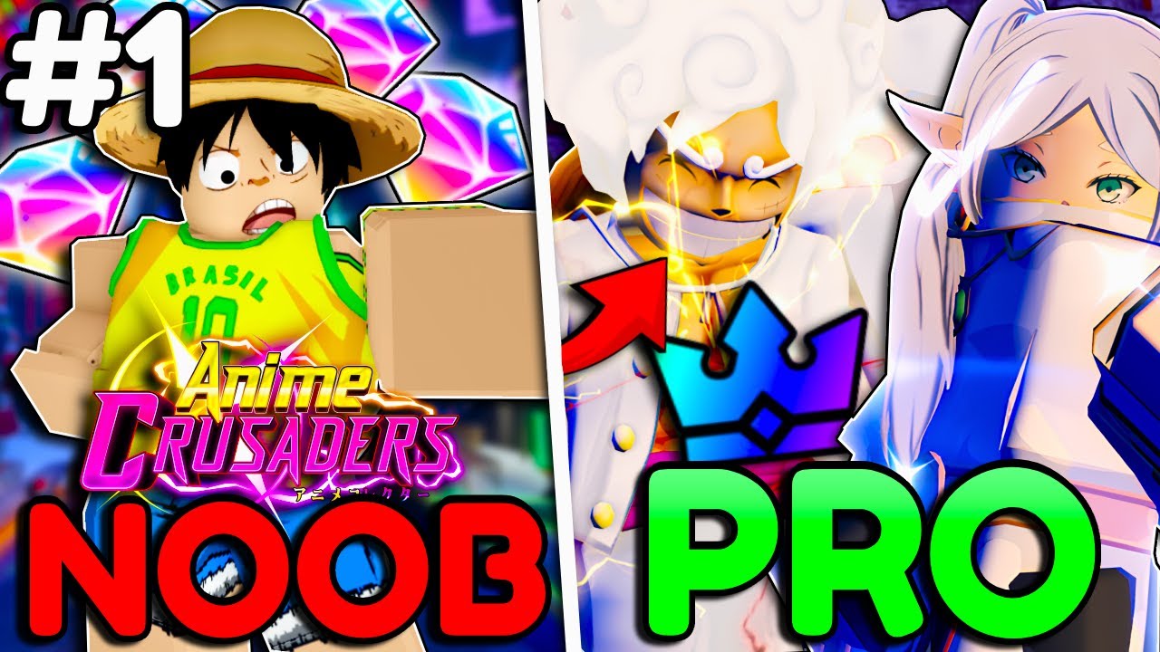 Going Noob To 0.1% Crusader Luffy In Anime Crusaders! (Roblox)