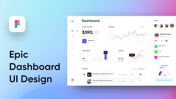 Epic Dashboard UI Design | Figma tutorial | Speed Art