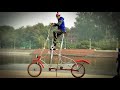 Chandigarh man eyes Guinness Records with his tallest cycle