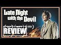 Late night with the devil review  david dastmalchian laura gordon