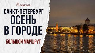 🔴 ПРОГУЛКА ПО ОСЕННЕМУ ПЕТЕРБУРГУ ПАСМУРНЫМ ДНЕМ | Откройте, Питер! | LIVE 🔴