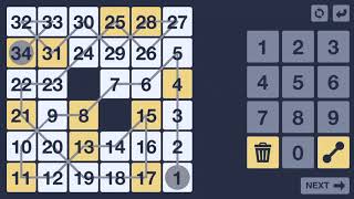 Number Knot - Lariat Loop 1-36 [Android Games] screenshot 2