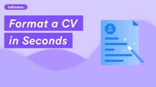 Format a CV : Talisman Playground Experience screenshot 2