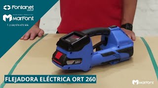 Descubre nuestra flejadora eléctrica ORT 260 | Fontanet Group