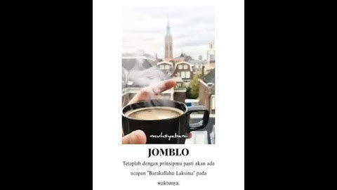 Jomblo. Video Pendek Story WA / Status WA