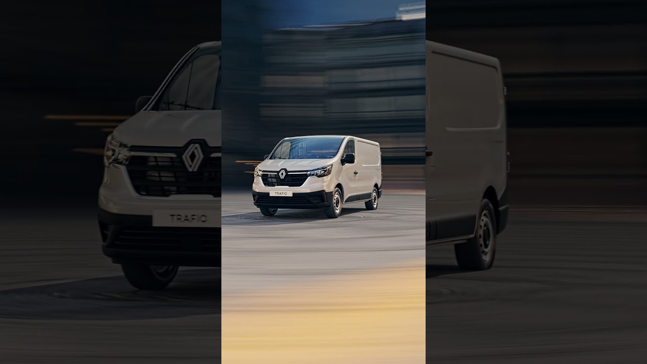 Trafic saga continues with its 4th generation: new #Renault #Trafic #Van #ETech #electric