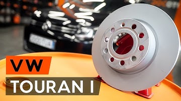 Wie VW TOURAN 1t3 Bremsscheiben hinten wechseln [AUTODOC TUTORIAL]