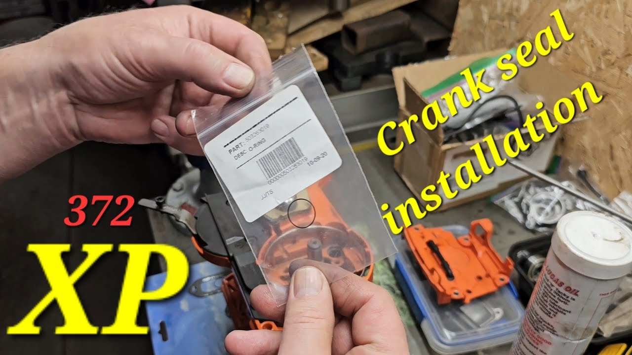 Часть 3. Установка сальников коленвала на Husqvarna 372xp / Husqvarna 372 X-torq
