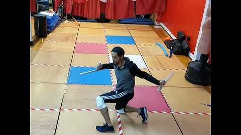 Tonfa training/ demo.