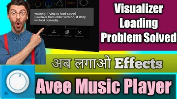 Avee Player Visualizer/Template Loading Problem Solved | How To Solve Template Loading Error