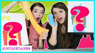 3 Color Painting Portraits With Slime! / JustJordan33