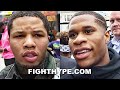 GERVONTA DAVIS & DEVIN HANEY GO AT IT; TRADE FIGHTING WORDS & GET PERSONAL: "BUM ASS...LET'S FIGHT"