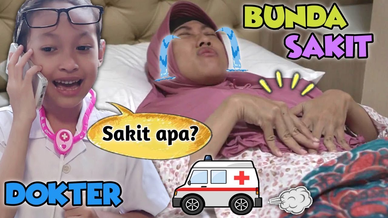 Bunda Sakit ♥ Drama Aqilla Main Dokter Dokteran - Parodi Aqilla's Diary