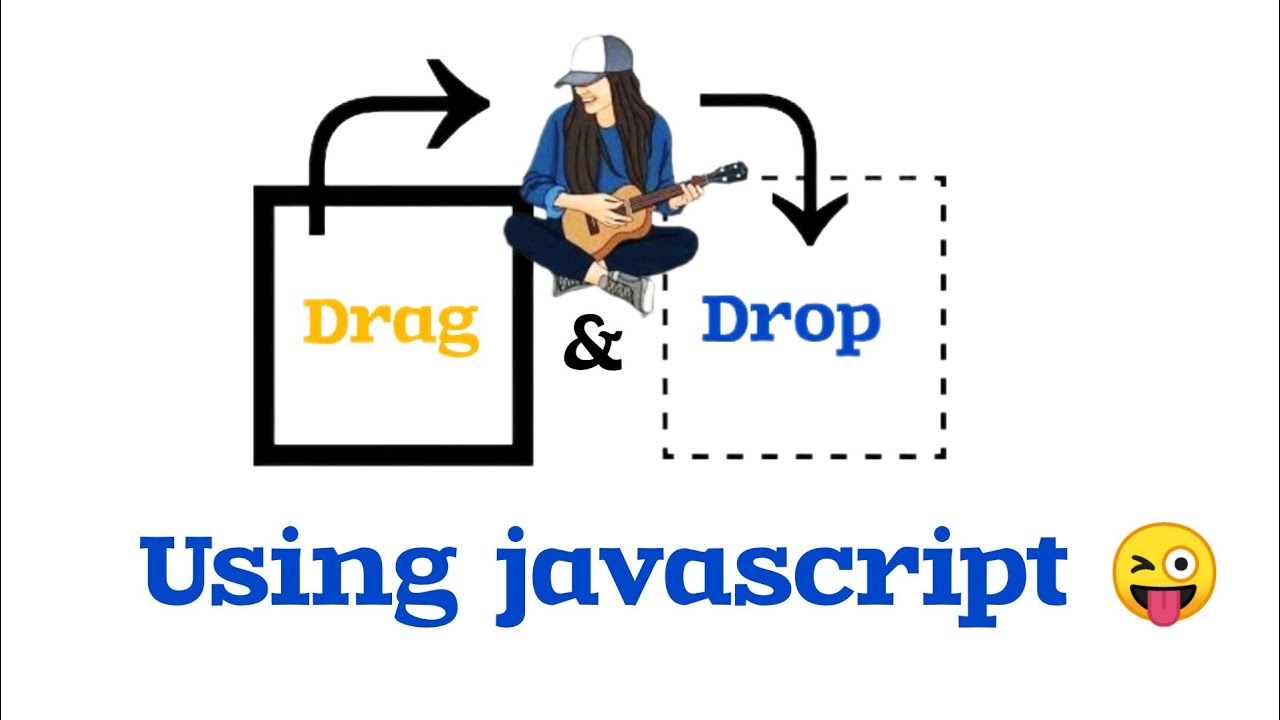 How to make a drag and drop with JavaScript? - YouTube