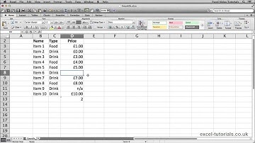 Microsoft Excel Tutorial: COUNTIFS Function