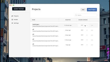 TofuHub - C# OpenGL Game Engine Project Manager